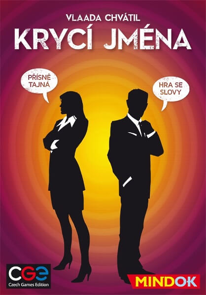 Board game Codenames in Czech