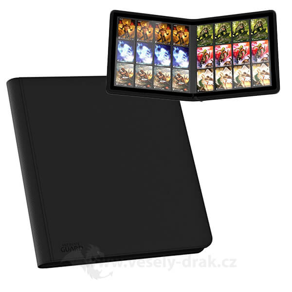 Album Ultimate Guard 12-Pocket QuadRow ZipFolio XenoSkin Black