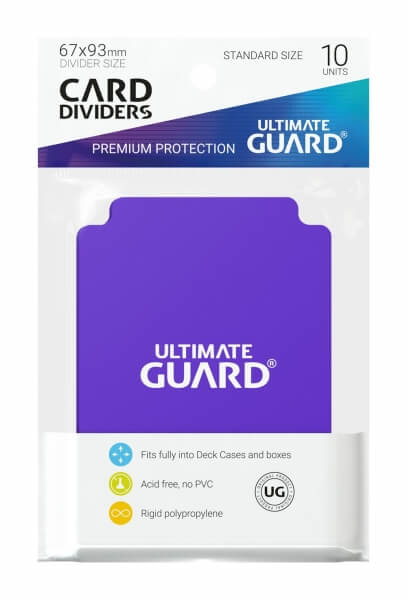 Ultimate Guard Card Dividers Standard Size Purple - 10 pcs
