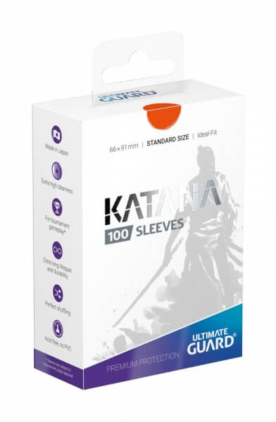Ultimate Guard Katana Card Sleeves - Orange 100 pcs
