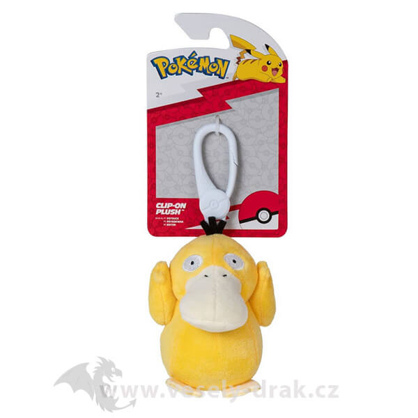 Pokémon plush pendant Psyduck - clip on plush