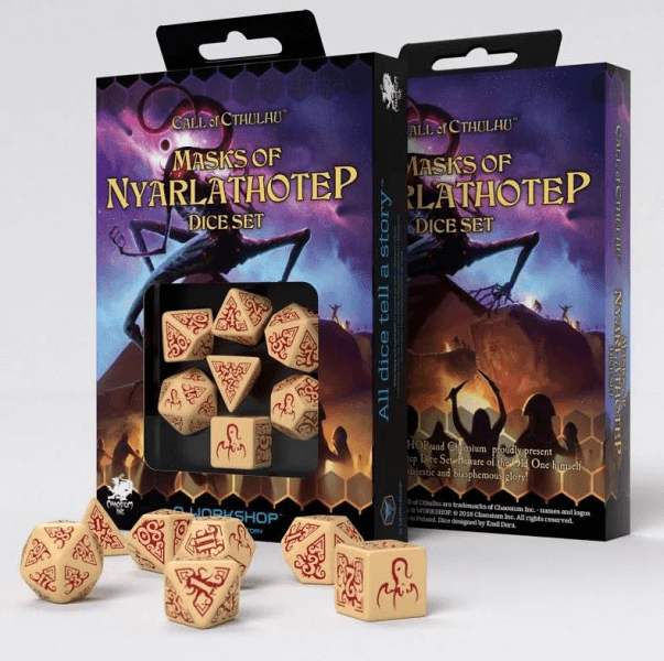 Call of Cthulhu Dice Set Masks of Nyarlathotep