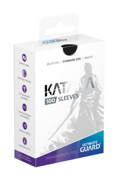 Ultimate Guard Katana Card Covers - Black 100 pcs