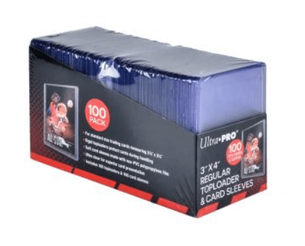 Toploader Ultra Pro 3x4 Regular Toploaders and Card Sleeves - 100 pcs