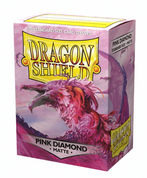 Dragon Shield Protector Card Covers - Matte Pink Diamond - 100pcs