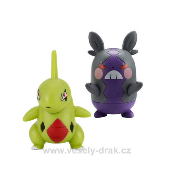 Pokémon action figure Larvitar and Morpeko 5 cm