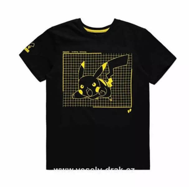 Men's Pokémon T-shirt Attacking Pika