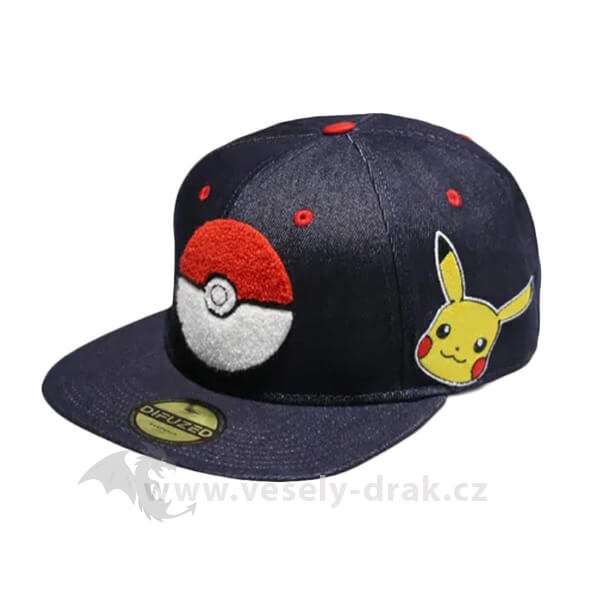 Pokémon Denim Snapback Cap