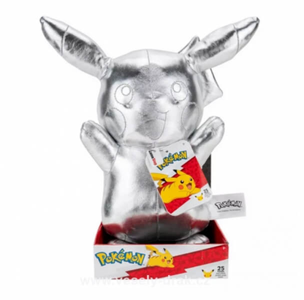 Pokémon plush Pikachu Silver Version 30 cm