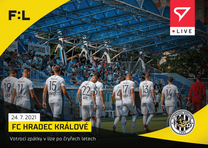 Soccer cards Fortuna Liga 2021-22 - L-002 FC Hradec Králové