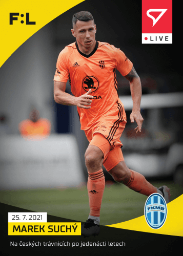 Soccer cards Fortuna Liga 2021-22 - L-005 Marek Suchý