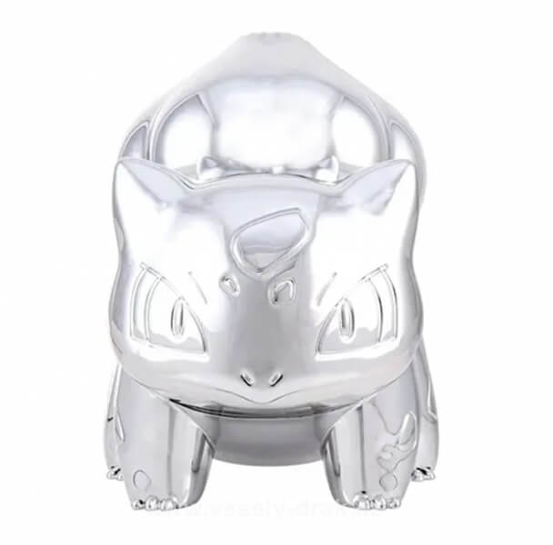Pokémon action figure Bulbasaur Silver Version - 7 cm