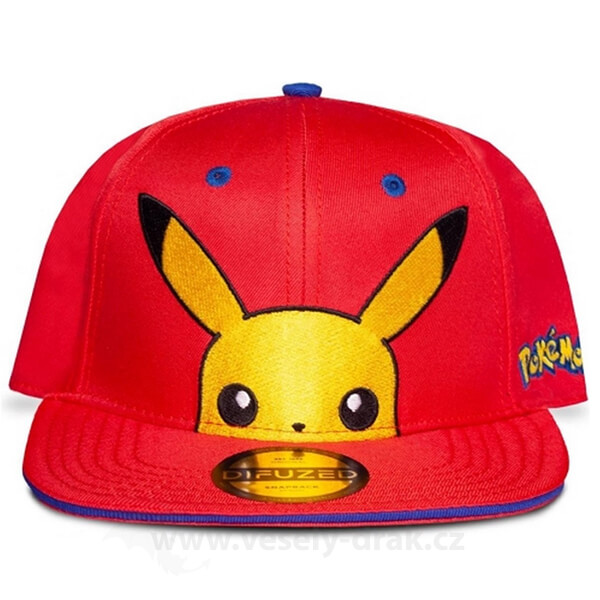 Pokémon red cap with Pikachu 