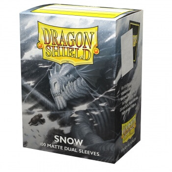 Dragon Shield Protector Card Covers - Dual Matte Snow Nirin - 100pcs