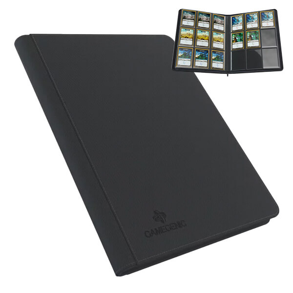 Gamegenic Zip-Up 18-Pocket Black Card Album