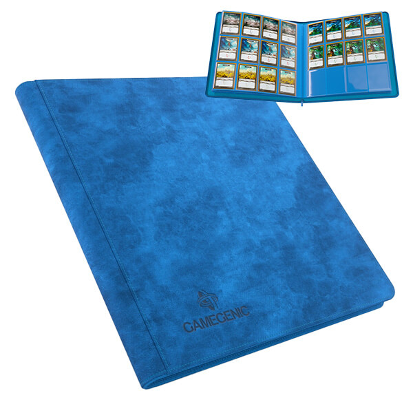 Gamegenic Zip-Up 24-Pocket Blue Card Album
