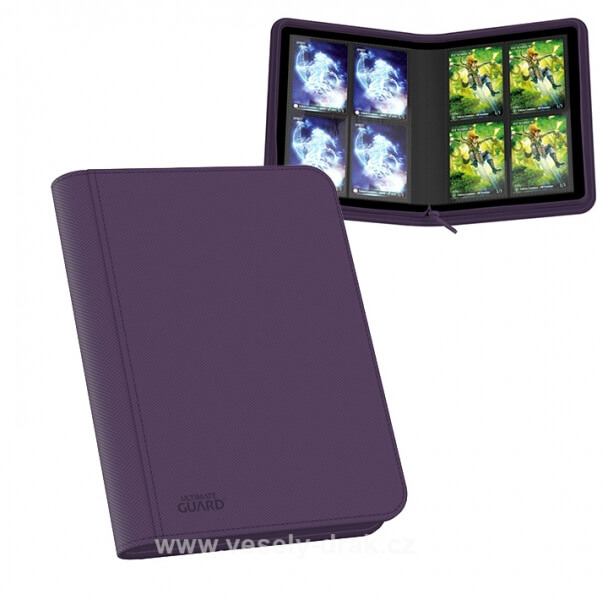 Ultimate Guard 4-Pocket ZipFolio XenoSkin Purple Card Album