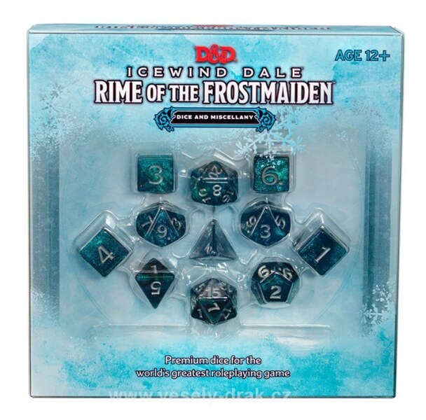 Dungeons and Dragons Icewind Dale: Rime of the Frostmaiden Dice Set