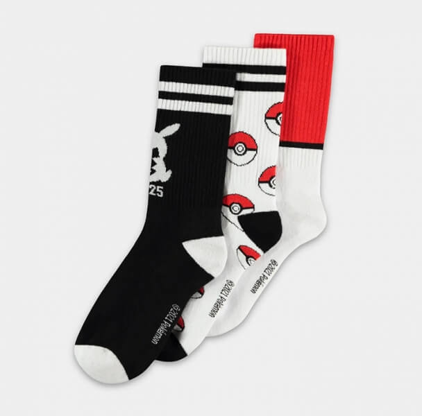 Pokémon Socks - Sport - Set of 3