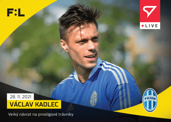 Soccer cards Fortuna Liga 2021-22 - L-069 Václav Kadlec