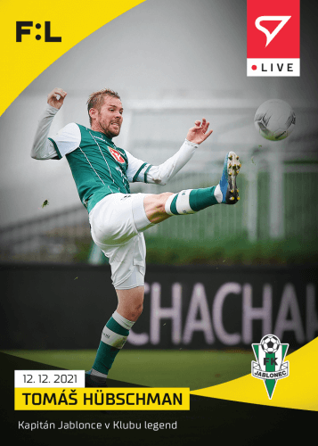 Soccer cards Fortuna Liga 2021-22 - L-079 Tomáš Hübschman