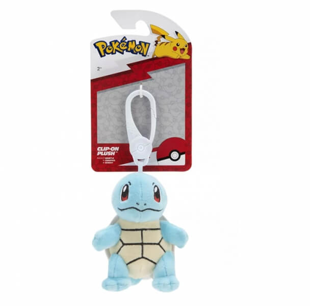 Pokémon plush Squirtle pendant - clip on plush