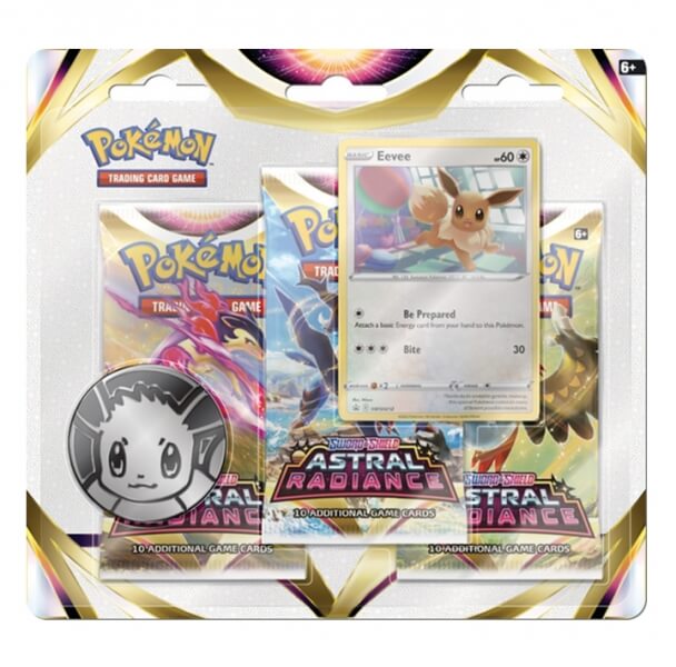 Pokémon Sword and Shield - Astral Radiance 3 Pack Blister - Eevee