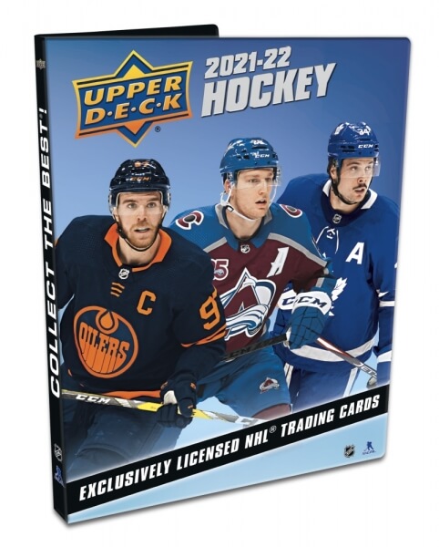 2021-22 NHL Upper Deck Starter Kit - album and cards