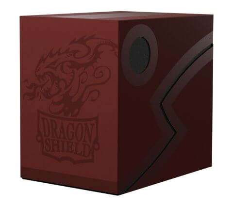 Dragon Shield Double Shell Blood Card Case - Red/Black