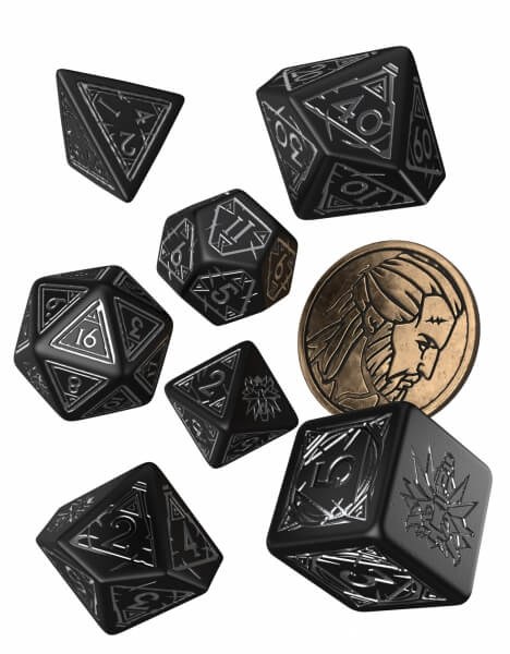 The Witcher Dice Set Geralt - Silver Sword