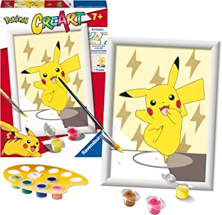 Pokémon painting by numbers - Pikachu
