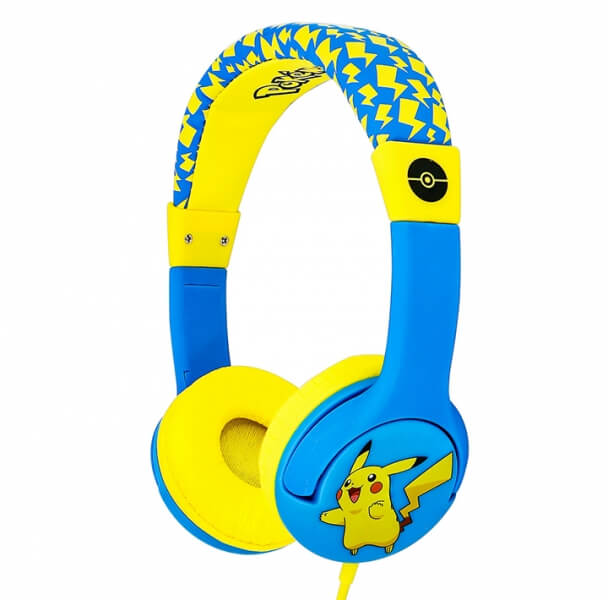 Pokémon headphones for kids - Pikachu