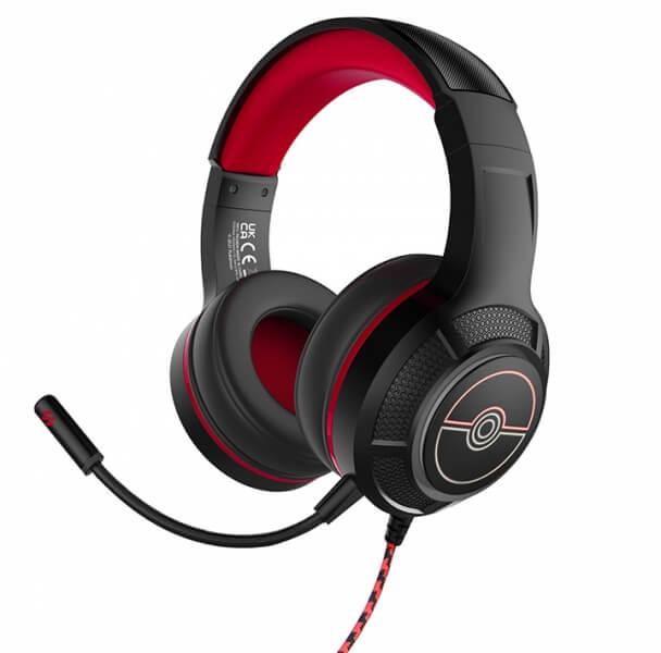 Pokémon gaming headset PRO G4 - Poké Ball - black/red