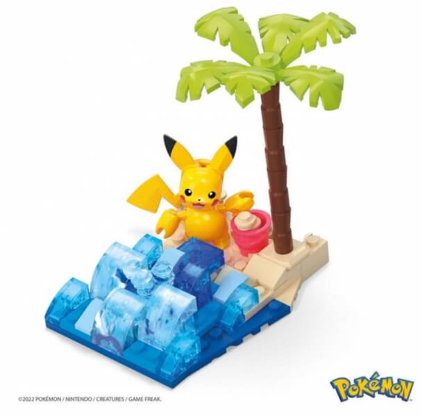 Pokémon Pikachu's Beach Splash Figure - MEGA