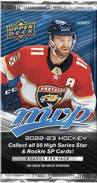 2022-23 NHL Upper Deck MVP Hobby pack - hockey cards