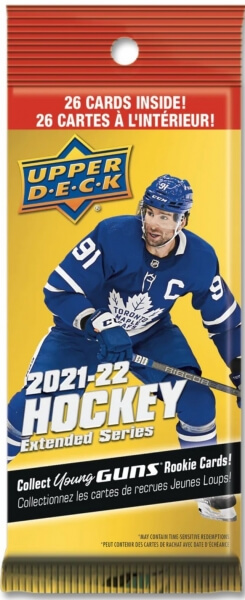 2021-2022 NHL Upper Deck Extended Series Fat Pack - hockey cards