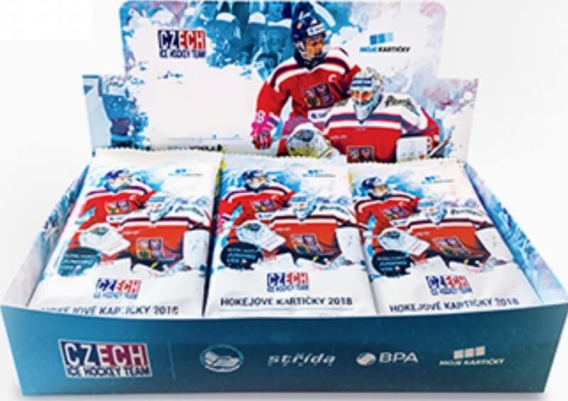 Hockey cards Czech national team 2018 - retail box