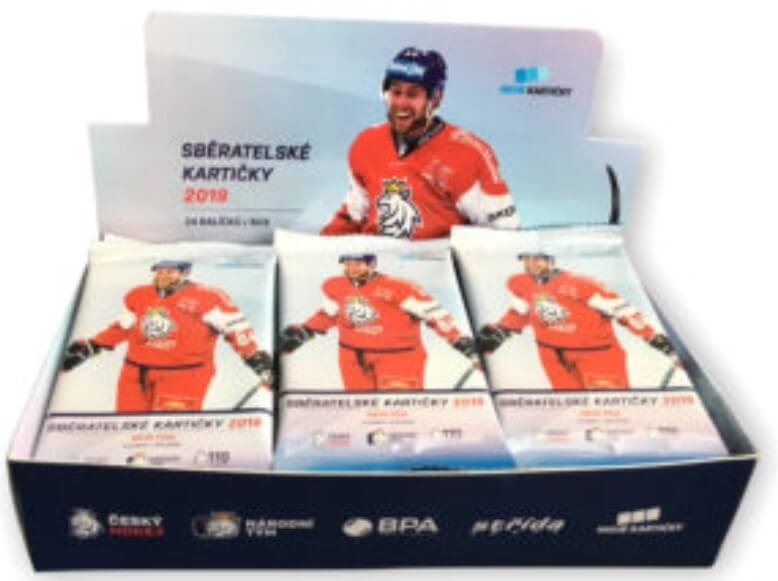 Hockey cards Czech national team 2019 - retail box