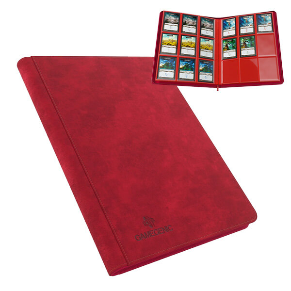 Gamegenic Zip-Up 18-Pocket Red Card Album