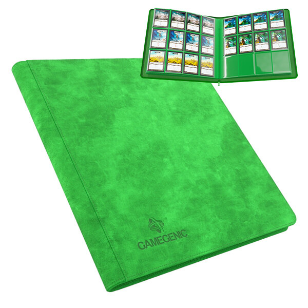 Gamegenic Zip-Up 24-Pocket Green Card Album
