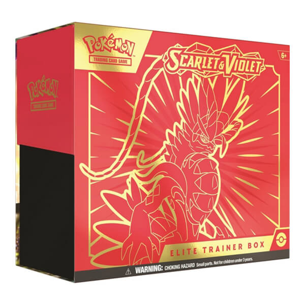 Pokémon Scarlet and Violet Elite Trainer Box - Koraidon (Red)