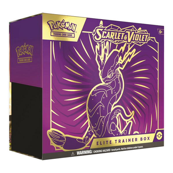 Pokémon Scarlet and Violet Elite Trainer Box - Miraidon (purple) - 2nd quality