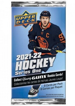 2021-22 NHL Upper Deck Series One Gravity Feed pack - hockey cards