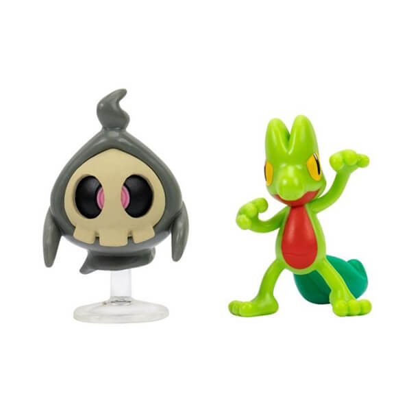 Pokémon action figures Duskull and Treecko 5 cm