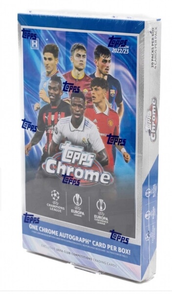 2022-2023 Topps Chrome Champions League Hobby Box - soccer cards
