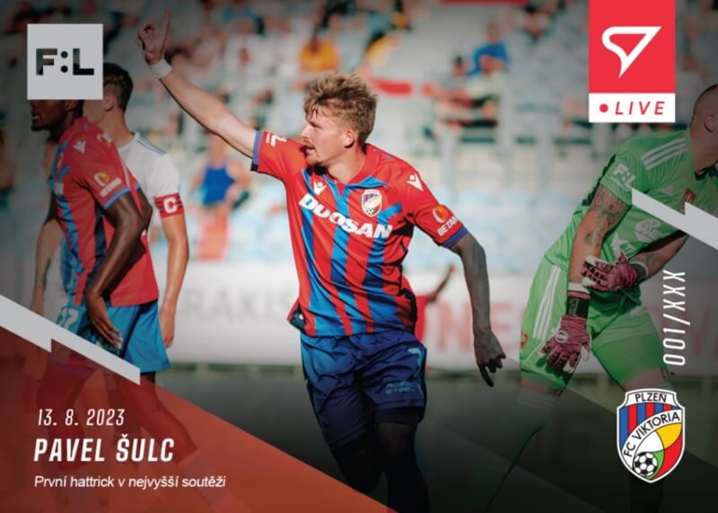 Soccer card Fortuna Liga 23-24 L-01 Pavel Šulc Plzeň