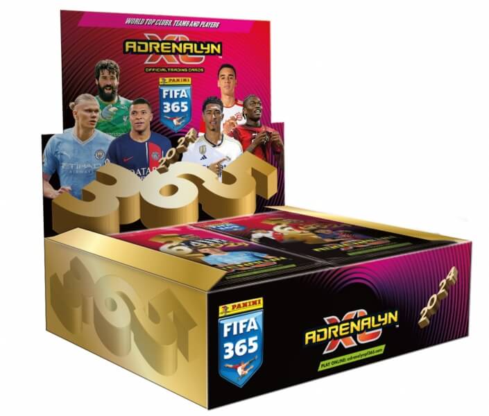 Soccer cards Panini FIFA 365 2023/2024 Adrenalyn Booster Box
