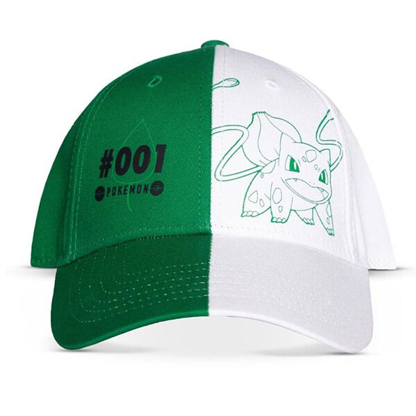 Pokémon Bulbasaur cap #001 (white-green)