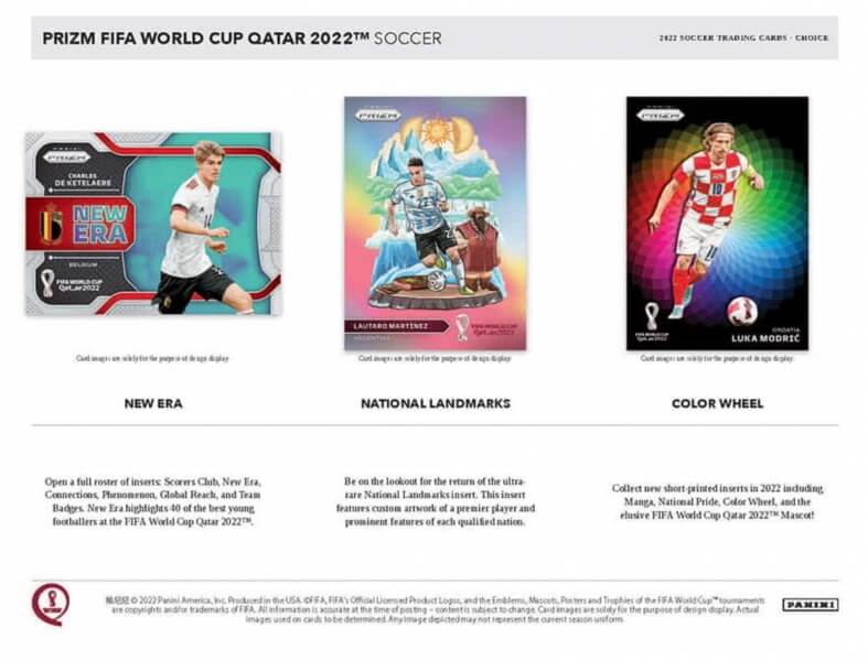 2022 Panini Prizm Choice World Cup Hobby Box - soccer Cards