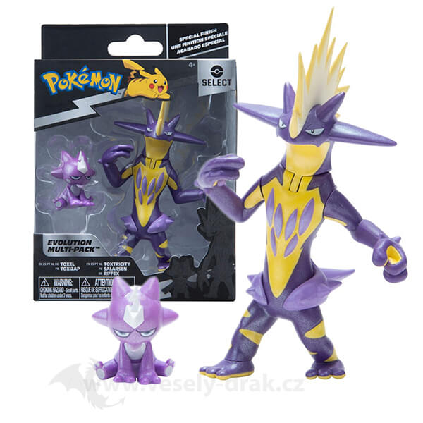 Pokémon action figures Toxel and Toxtricity 5 - 7 cm